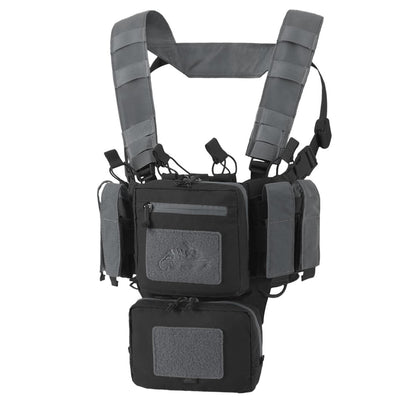 Helikon-Tex taktinių treniruočių ir šaudybos liemenė iš Cordura, su MOLLE kišenėmis ir reguliuojama H petneša.