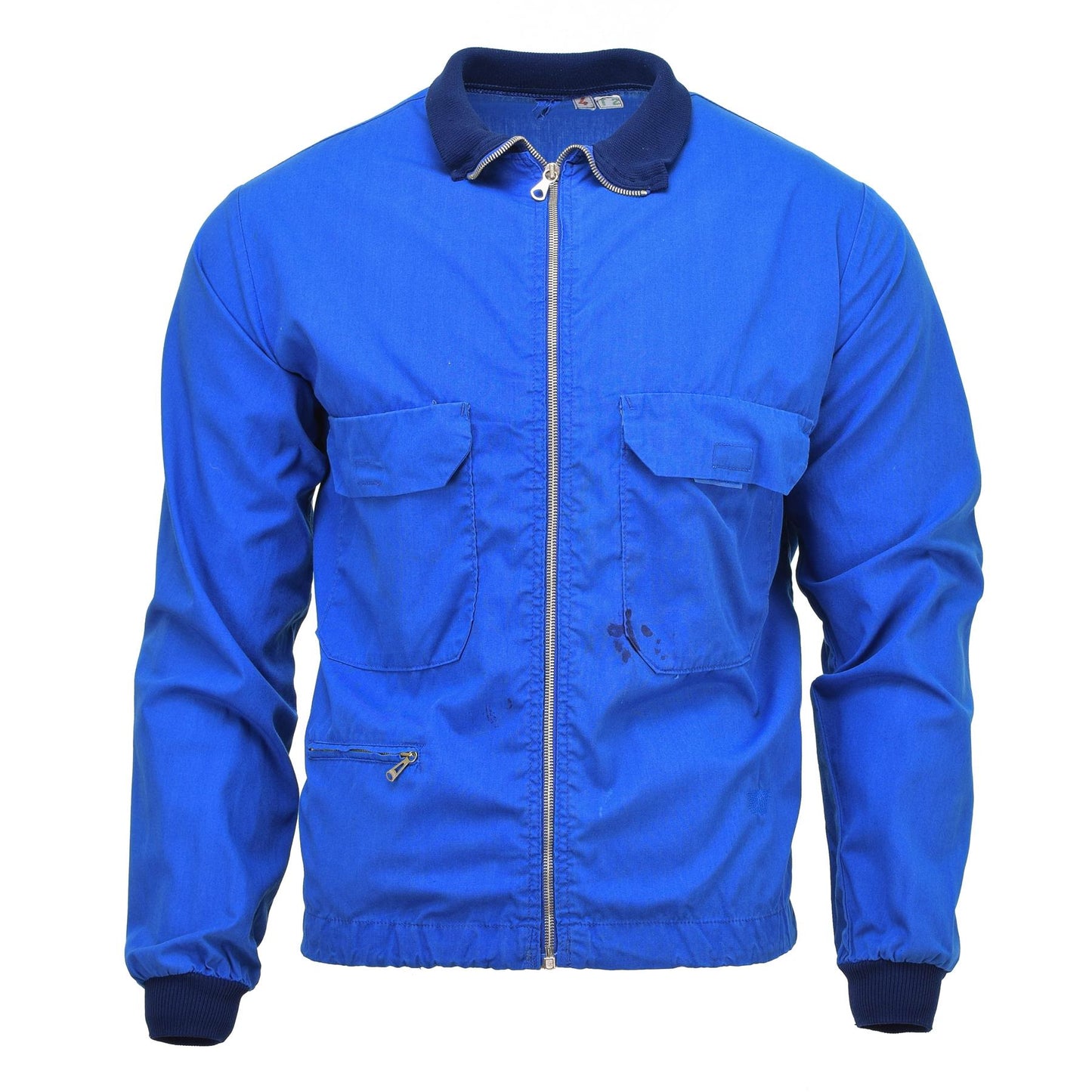 Swedish army zip-up sports jacket Blue