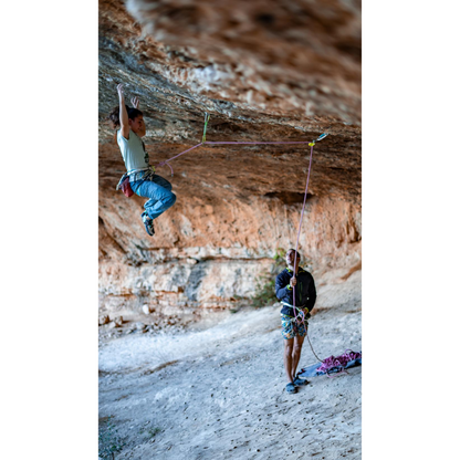 Edelrid Ohmega saugojimo stabdymo asistentas su skriemuliu 8,6–10,5 mm virvei
