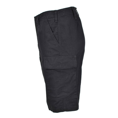 MIL-TEC Military Style Black Moleskin Shorts