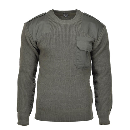 MFH Commando sweater in military style Olive