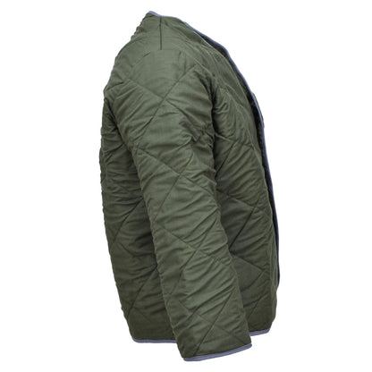 Czech Army Quilted Jacket Lining Green