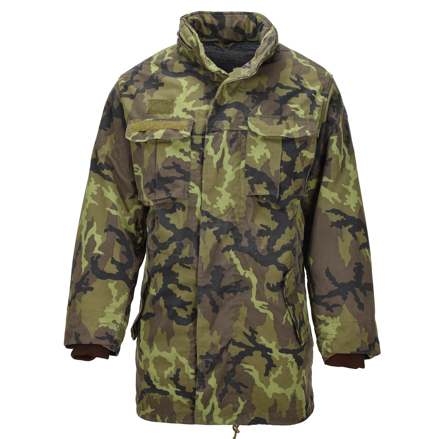 Czech army parka style jacket with lining M95 print