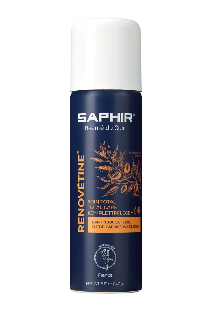 Saphir Renovétine zomšos ir nubuko atnaujinimo purškalas 200ml tamsiai rudas