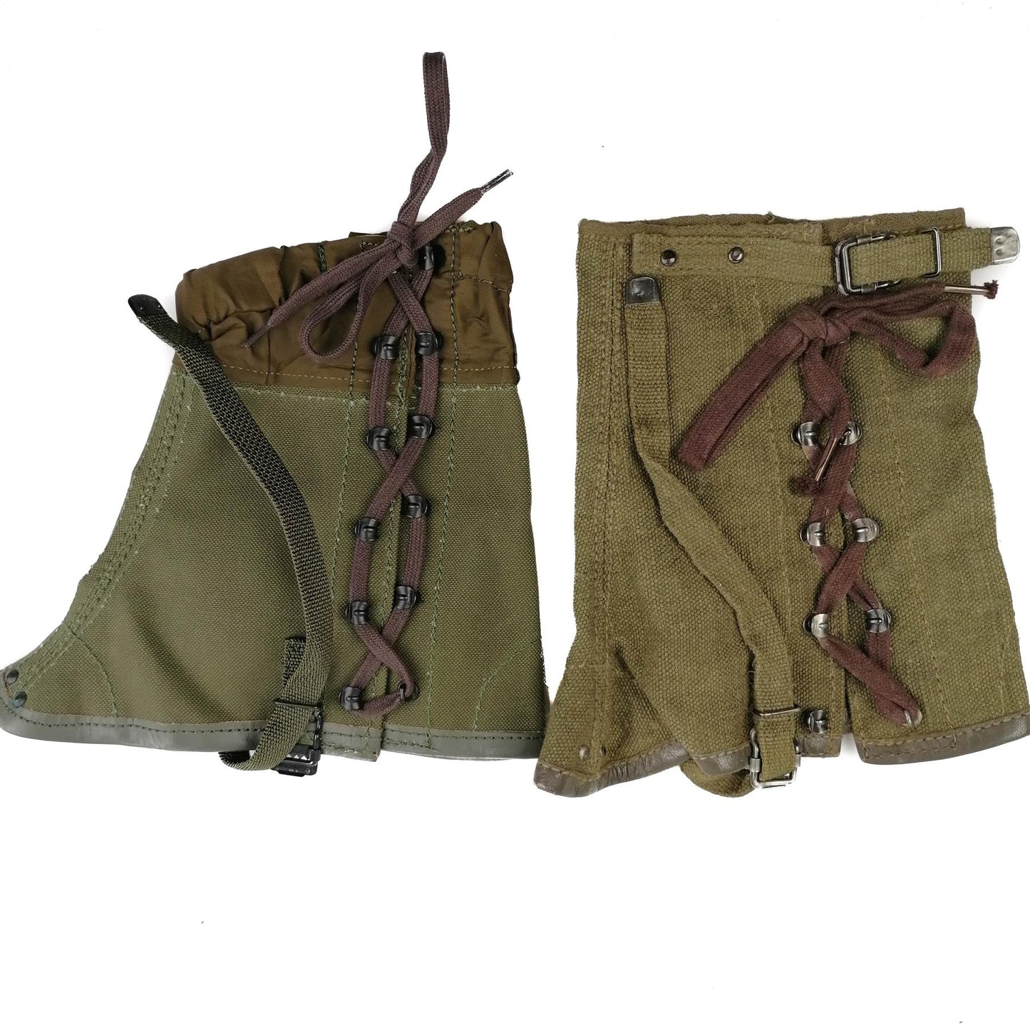 Italian Army Vintage Field Uniform Gaiters M70 Olive