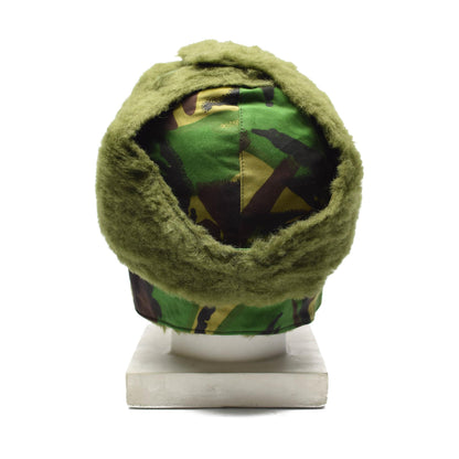 British army winter hat Woodland print