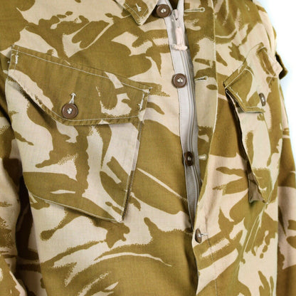 United Kingdom shirt with zip and button fastening in desert print