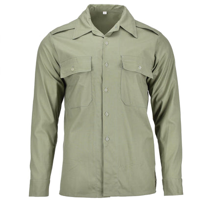 Hungarian army long sleeve shirt with pockets Olive