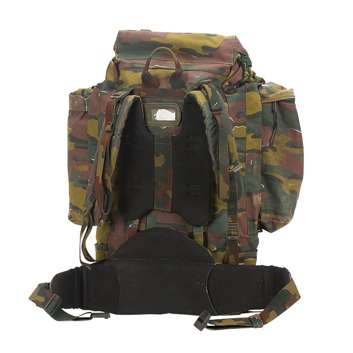 Belgian army tactical hiking backpack 110 liter capacity Jigsaw print