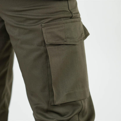 Austrian army work trousers with wide pockets a75 olive