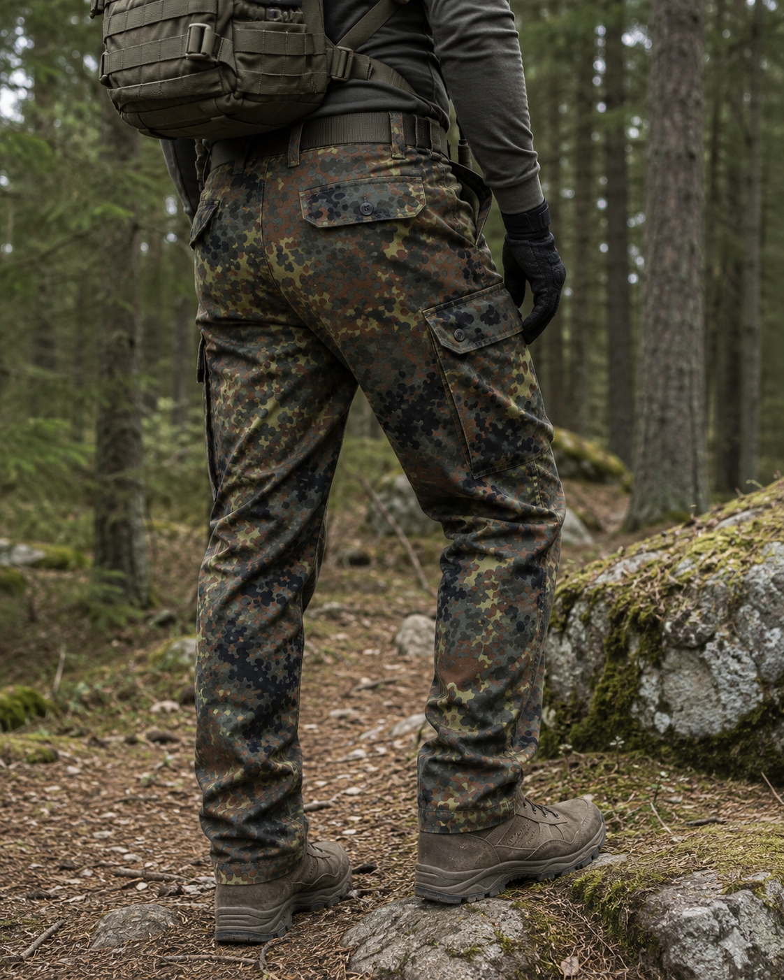 Leo Kohler Tactical Field Uniform Pants Flecktarn Print