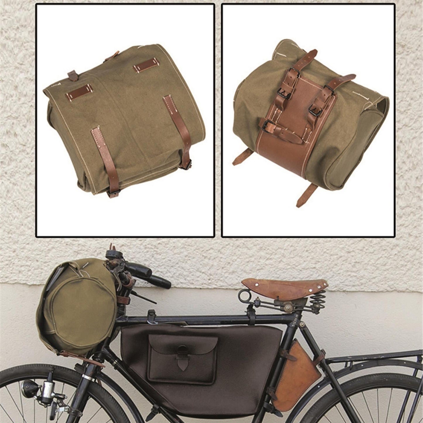 MIL-TEC Swiss Army Bicycle Bag Replica Olive