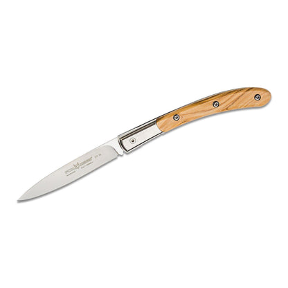 Fox Knives Elite Italian Everyday Pocket Knife N690Co Steel Olive Handle