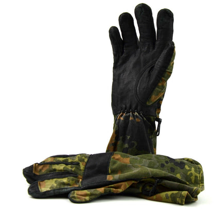 German army tactical gloves Flecktarn printing