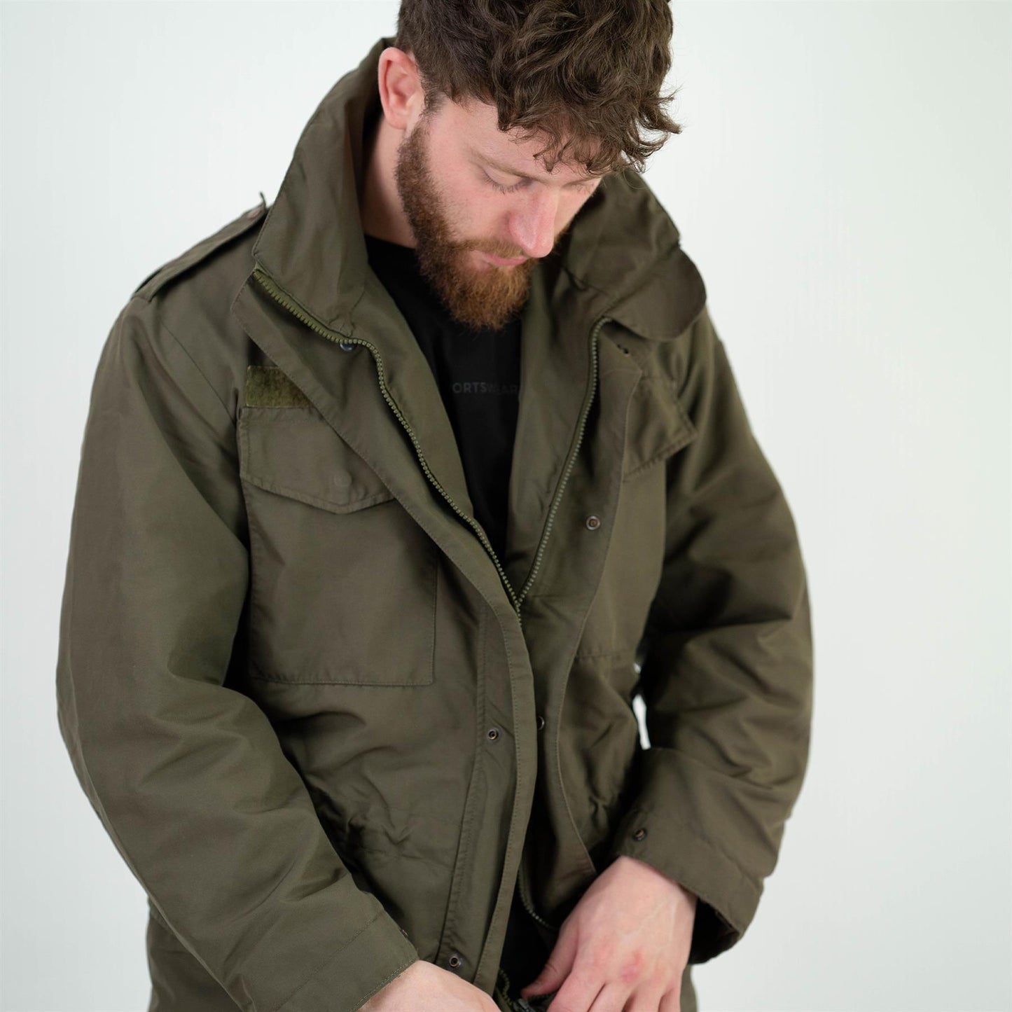 Austrian Army M65 Waterproof Jacket with Hood Olive