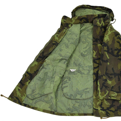 Czech army field uniform jacket with hood CZ95 printing