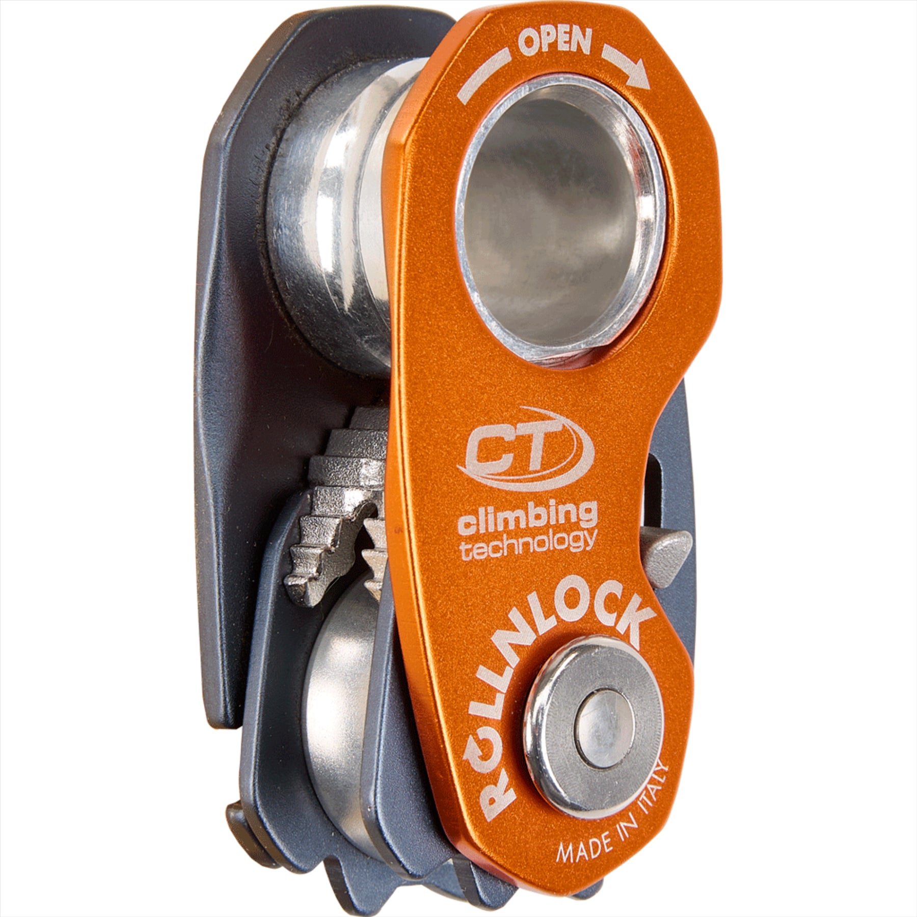 Climbing Technology ROLLNLOCK skriemulinis lipimo įtaisas 3 in 1 su aliuminio korpusu ir automatinio stabdymo funkcija.