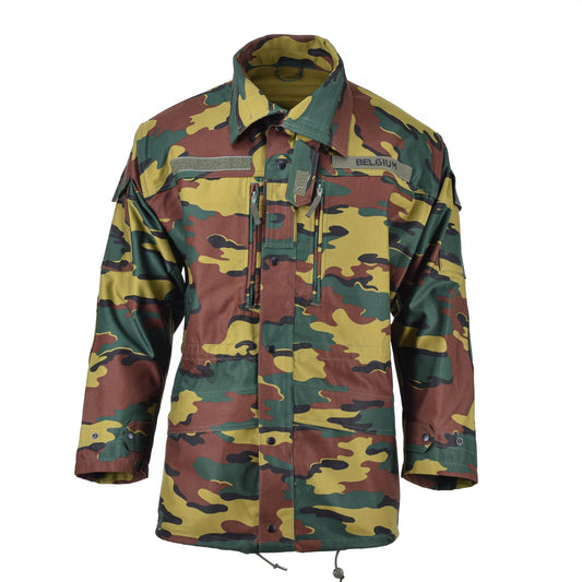 Belgian army field jacket Jigsaw print