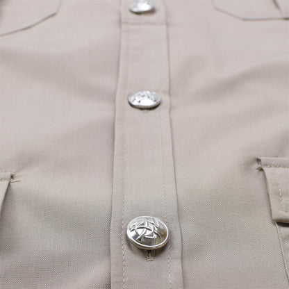 French army legionnaire shirt with short sleeves Light Brown