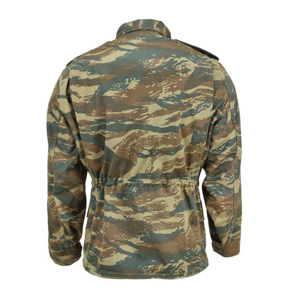 Greek army uniform jacket lizard print