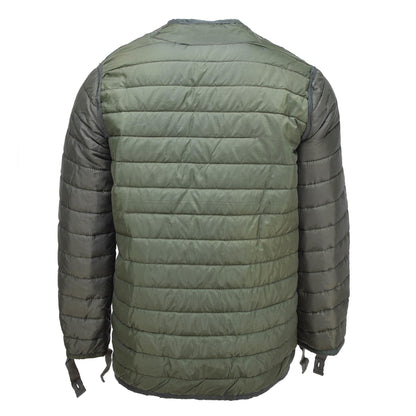 Greek Army Quilted Jacket Lining Green