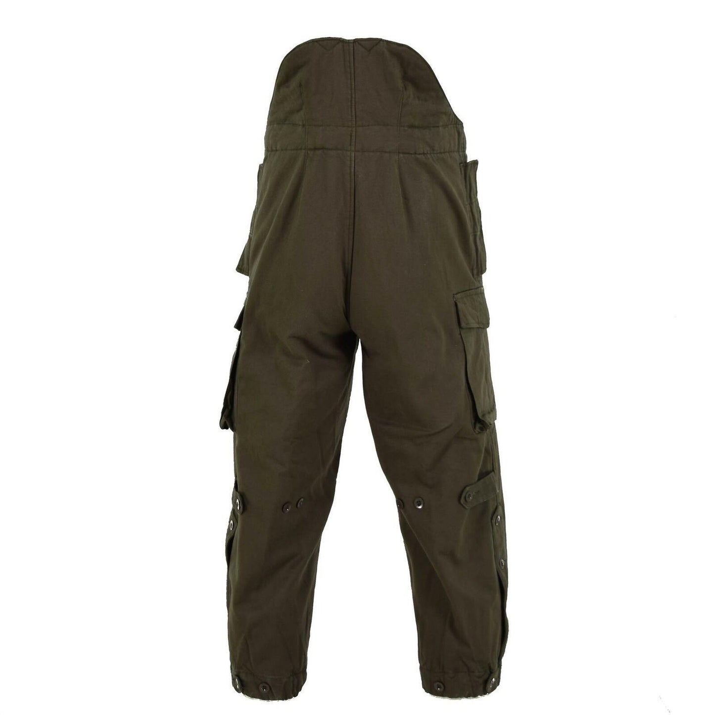 Austrian army trousers with braces olive color