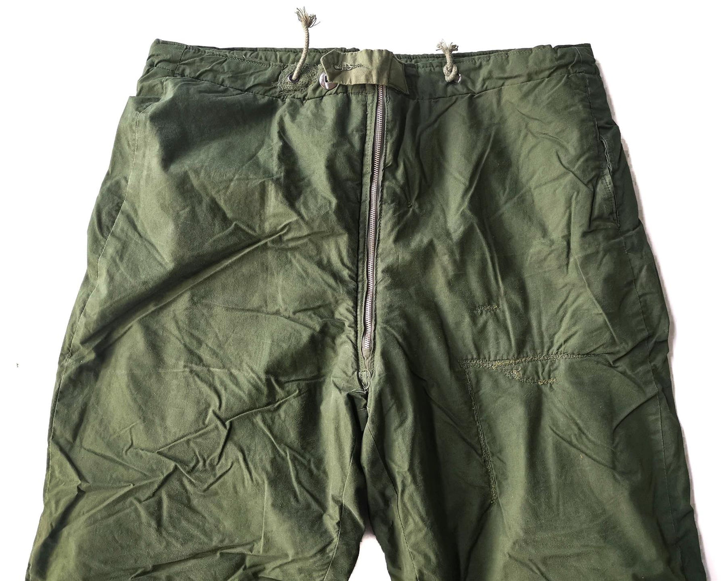 Swedish military thermal pants for cold weather Green