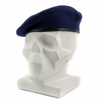 German army woolen beret in dark blue color