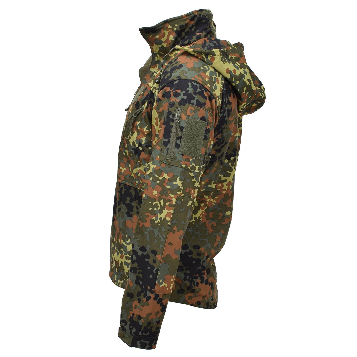 MIL-TEC Softshell Waterproof Tactical Jacket Flecktarn Print