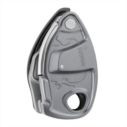 Petzl GRIGRI+ saugos įrenginys su asistiniu stabdymu 8.5–11 mm virvėms
