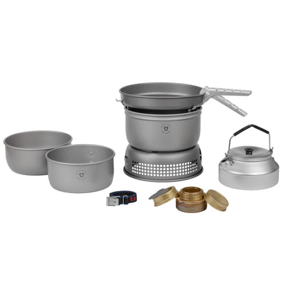 Trangia Outdoor Kitchen Utensil Set with Liquid Fuel Stove