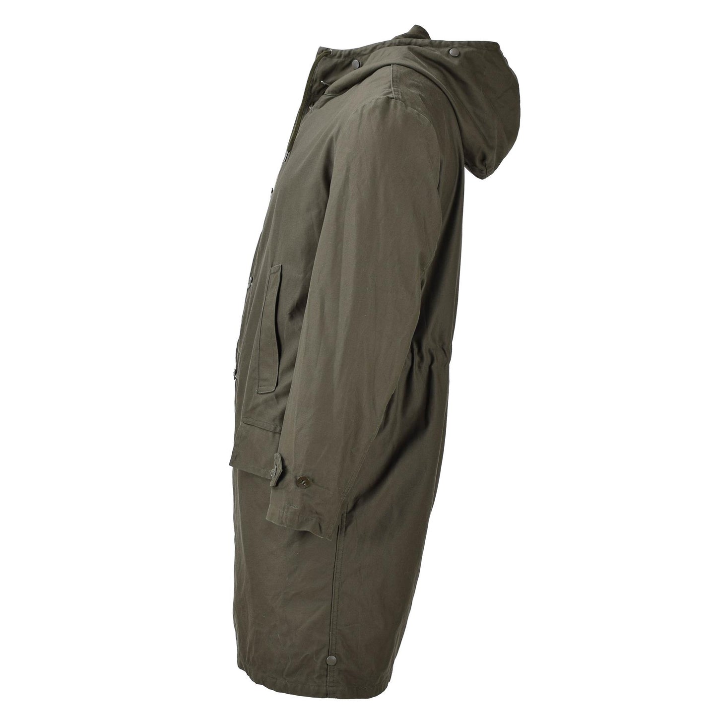 German army parka type jacket with a hood Olive