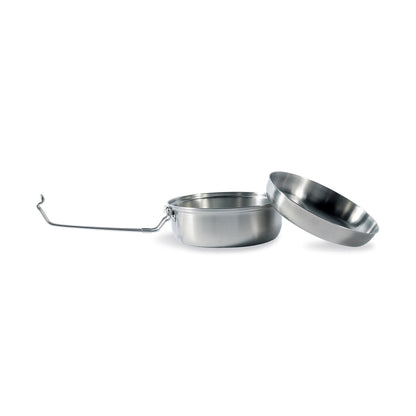 Tatonka outdoor cooking set pot stainless steel compact for camping