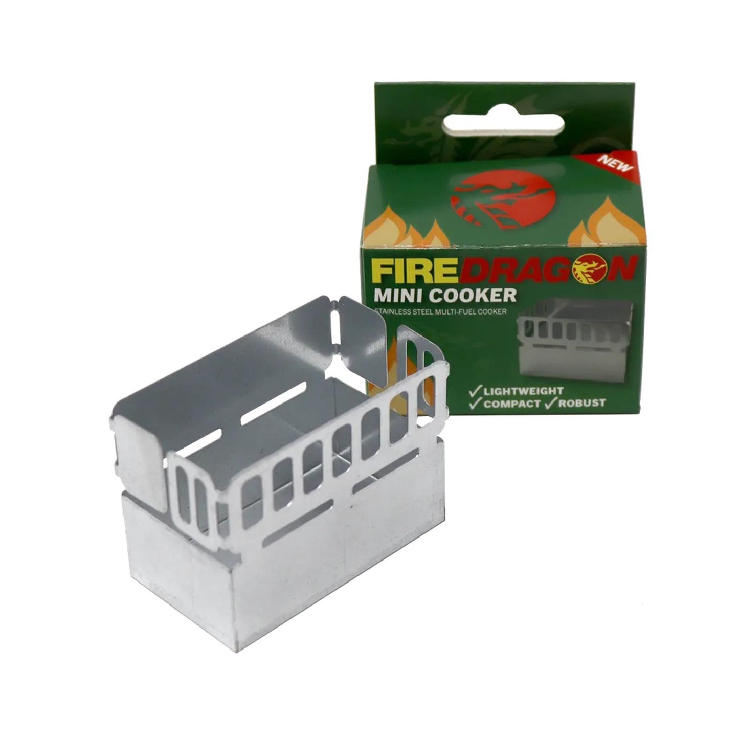 BCB FireDragon Small Aluminum Solid Fuel Stove