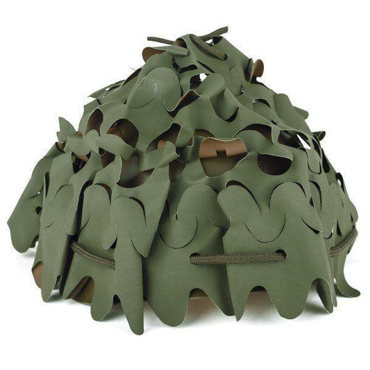 French army camouflage cover for helmet olive brown