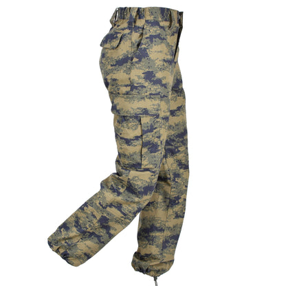 Turkish Army Tactical Ripstop Pants Blue digital printing