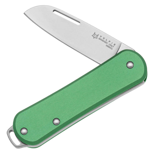 Fox Knives VULPIS FX-VP108 OD folding pocket knife made of N690Co steel green