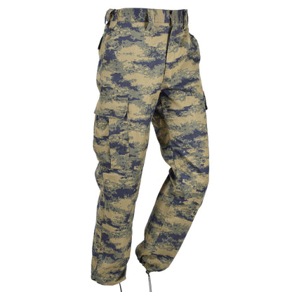 Turkish Army Tactical Ripstop Pants Blue digital printing