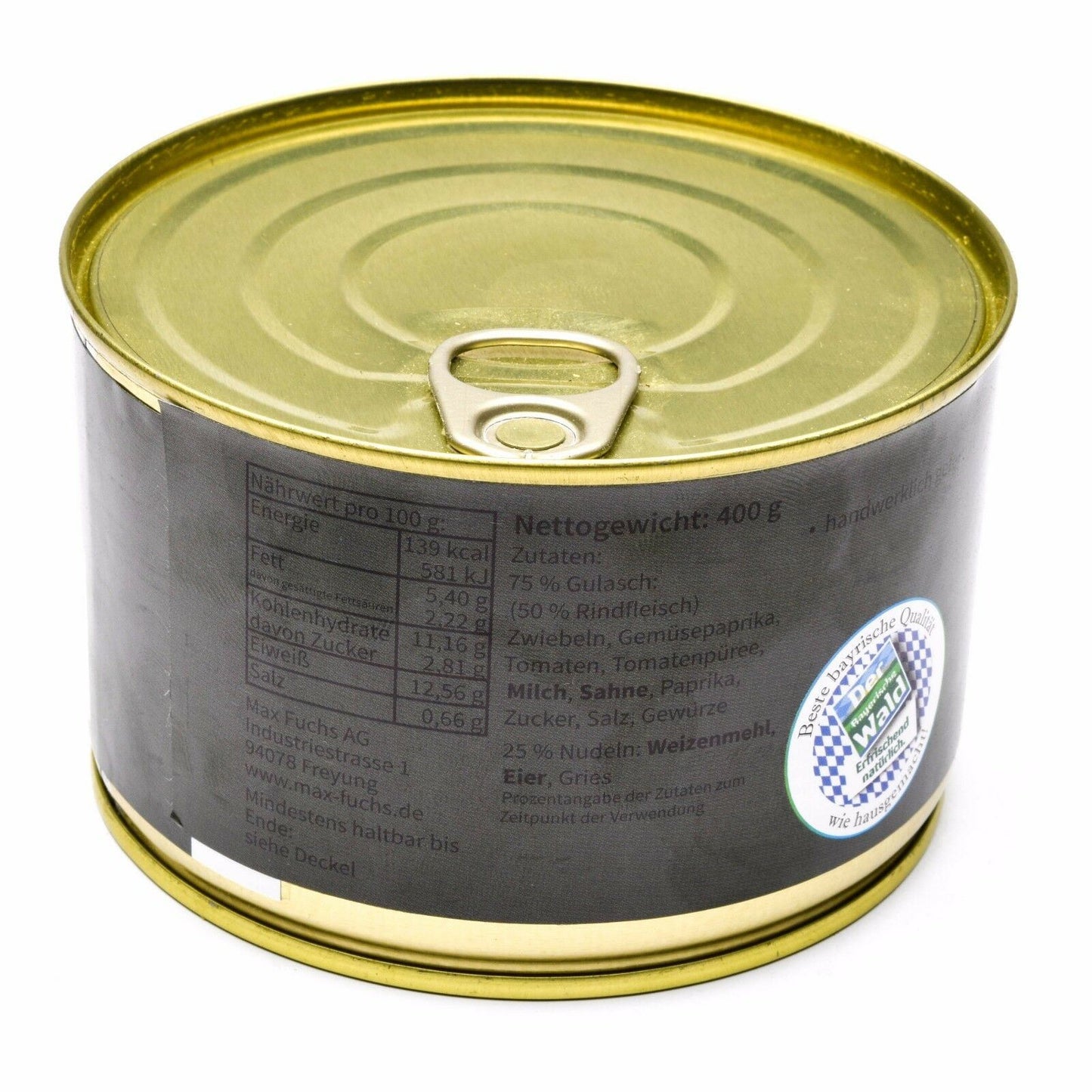 Survival food canned Hungarian beef stew 400g