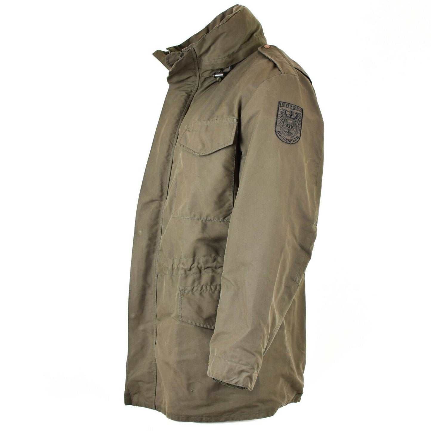 Austrian Army M65 Waterproof Jacket with Hood Olive