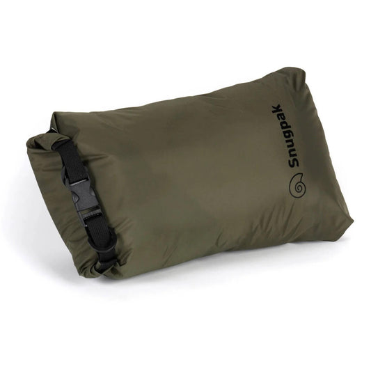 SnugPak Dri-Sak sauskrepšis su užvyniojama viršutine dalimi alyvuogių, 8L talpos, atsparus drėgmei.