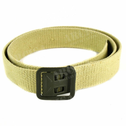 French army belt with metal buckle Khaki