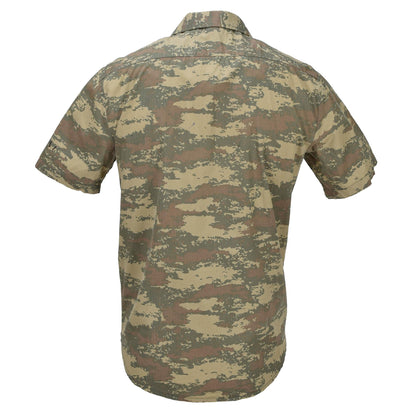 Turkish army shirt with short sleeves