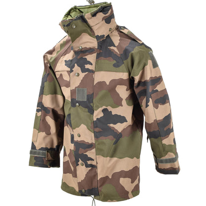 French army waterproof jacket with removable hood