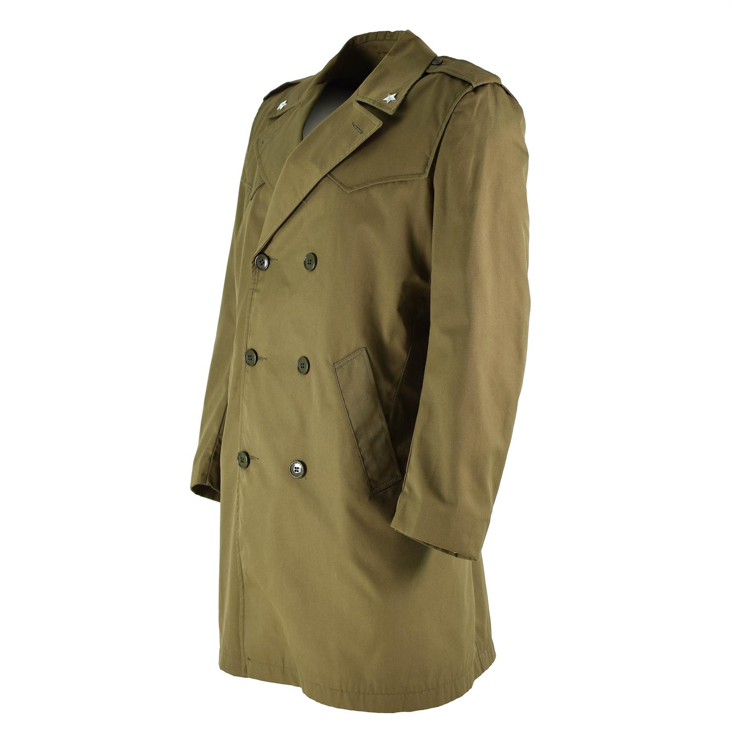 Italian army classic raincoat in Khaki or blue