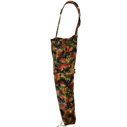 Swiss army field trousers with suspenders M70 printing