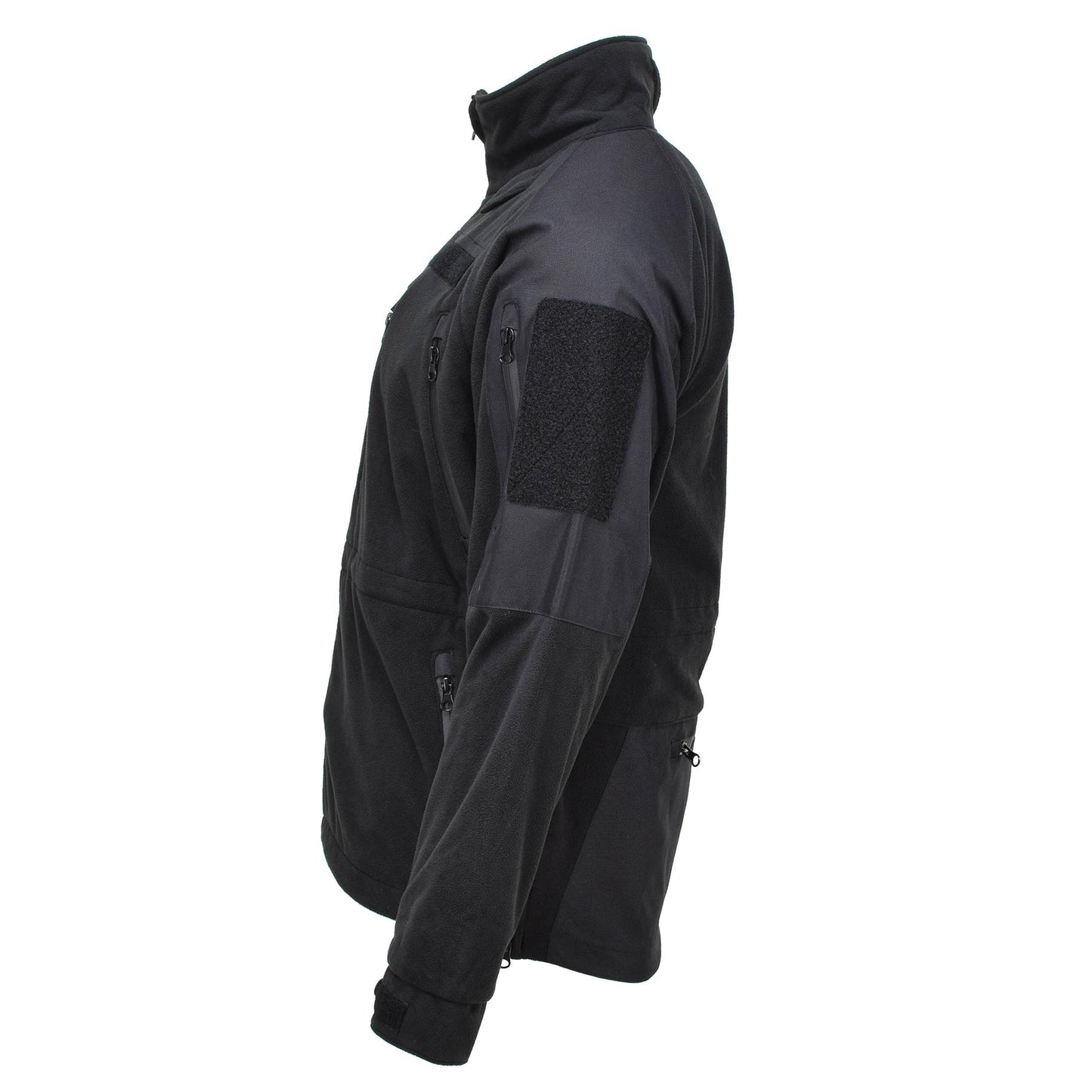 MIL-TEC warm fleece sweater waterproof black