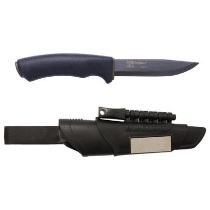 MORAKNIV Bushcraft camping knife with fire splitter and sheath