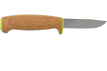 MORAKNNIV Floating knife with cork handle Green