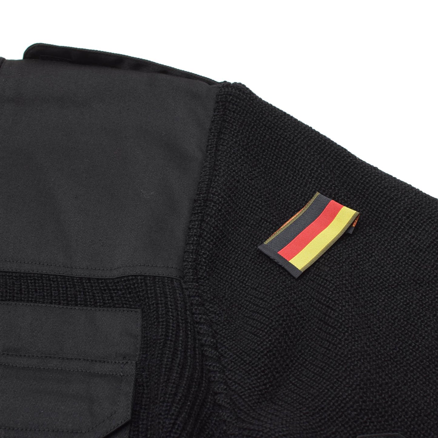 MFH German military style sweater in black